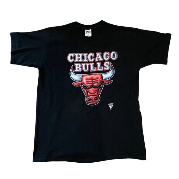 Pro Player Other - Vintage Chicago Bulls TShirt XL Pro Player USA Single Stitch Black Graphic Tee